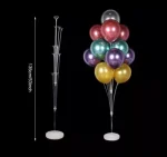 SUPORT DIN PLASTIC PENTRU 13 BALOANE - 130 CM