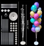 SUPORT DIN PLASTIC PENTRU 19 BALOANE - 160 CM