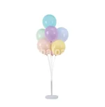 SUPORT DIN PLASTIC PENTRU 7 BALOANE - 130 CM