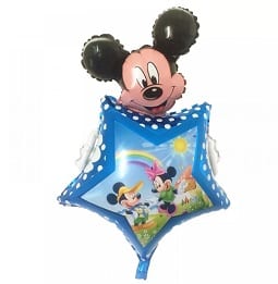 BALON FOLIE MICKEY MOUSE CU STELUTA