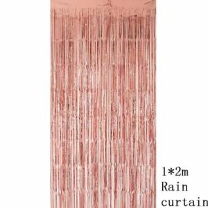 PERDEA FOLIE DECORATIVA , ROSE GOLD - 2 M X 1 M