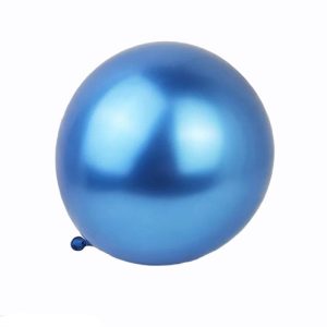 BALON JUMBO ALBASTRU CHROME - 50 CM