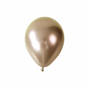 Set 10 Baloane Chrome Auriu Șampanie Deschis – Latex Oglindă (23 cm) Set 10 baloane chrome auriu sampanie deschis
