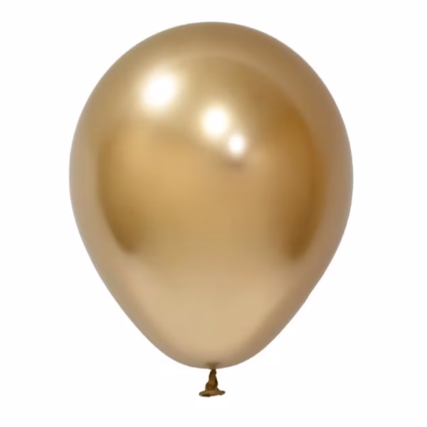 Set 10 Baloane Chrome Auriu Șampanie Balon din latex premium chrome auriu sampanie