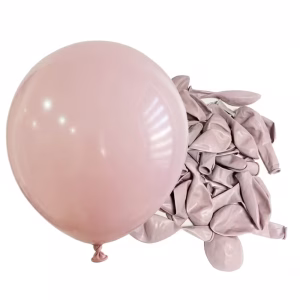 Set 10 Baloane Latex Roz Deschis Prafuit Dusty (Light Dusty Pink