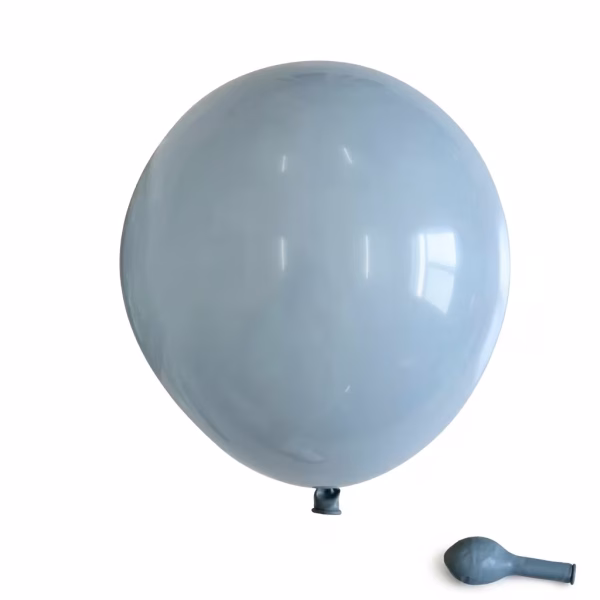 Set 100 Baloane Latex Albastru Deschis Vintage (Vintage Light Blue