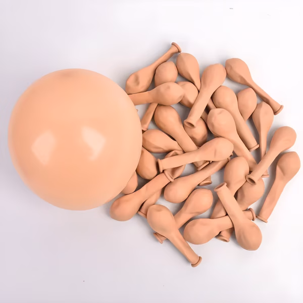 Set 100 Baloane Latex Bej Retro (Retro Beige