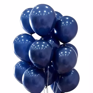 Set 100 Baloane Latex Bleumarin (Navy Blue Albastru Marin) 30 cm Un buchet de baloane din latex de 30 cm complet umflate