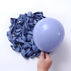 Set 100 Baloane Latex Bleumarin Retro Macaron (30 cm) Decor Premium Un balon din latex de 30 cm