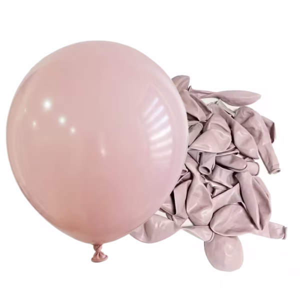 Set 100 Baloane Latex Roz Deschis Prafuit Dusty (Light Dusty Pink