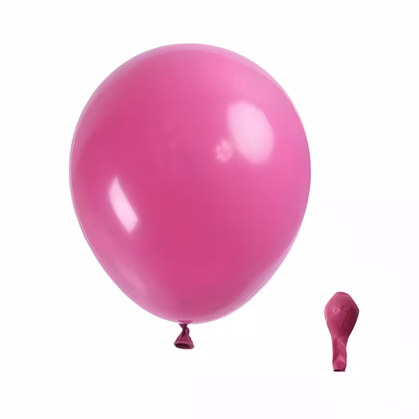 Set 100 Baloane Latex Roz Fucsia (Fuchsia Pink