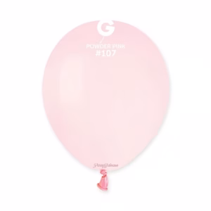 Set 100 Baloane Latex Roz Pudra 13 cm
