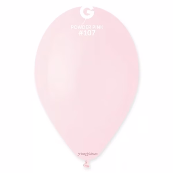 Set 100 Baloane Latex Roz Pudra 30 cm