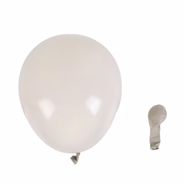 Set 100 Baloane Latex White Sand Deschis (Alb Nisip Deschis