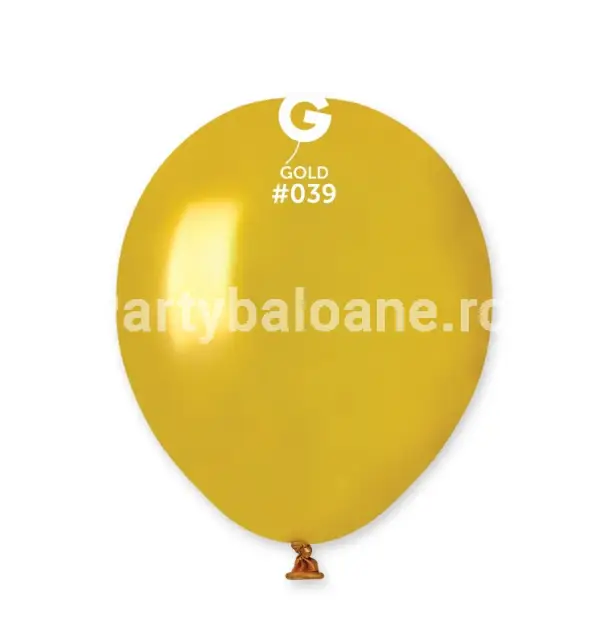 Set 100 Baloane Latex Auriu Sidefat 13 Cm – Cod 039 Set 100 baloane latex auriu sidefat 13 CM – COD 039