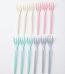 Set 12 Furculite Desert Din Plastic – Culori Pastelate Mixte