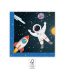 Set 20 Servetele Fsc Rocket Space Party Astronaut