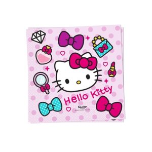 Set 20 servetele party Hello Kitty