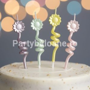 Set 4 Lumanari de Tort