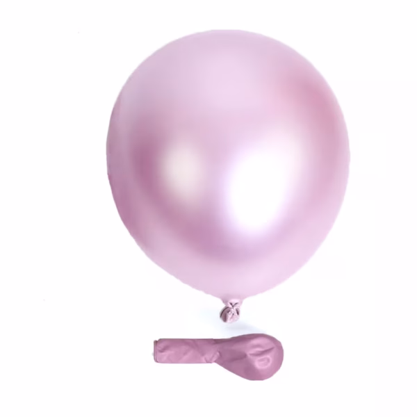 Set 50 Baloane Latex Lila Chrome (30 cm) | Decor Petrecere Metalizat Balon din latex de 30 cm
