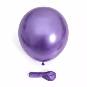 Set 50 Baloane Latex Mov Chrome (30 cm) | Decor Metalizat Premium Grup de baloane din latex umflate