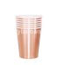 Set 6 Pahare Din Carton – Rose Gold Metalizat