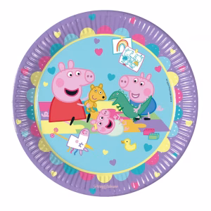 Set 8 Farfurii Carton Peppa Pig