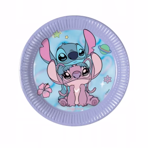 Set 8 Farfurii Carton Tort Stitch si Angel