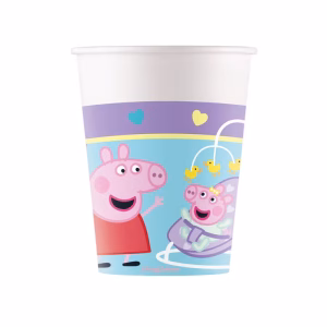 Set 8 Pahare Carton Peppa Pig