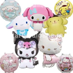 Set 9 baloane folie - HELLO KITTY KUROMI COD 12