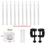 Set complet arcada cu 100 baloane - pentru masa,candybar - imagine 2