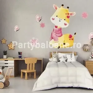 Sticker decorativ pentru perete - girafa COD WD03