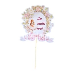 TOPPER PENTRU TORT LA MULTI ANI - TRANDAFIRI COD T505