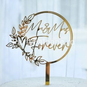 TOPPER TORT MR&MRS FOREVER - AURIU