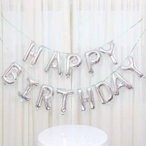 BANNER HAPPY BIRTHDAY ARGINTIU