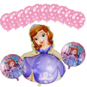 Set 13 baloane cu printesa sofia