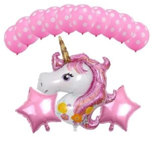 Set 13 baloane cu unicorn