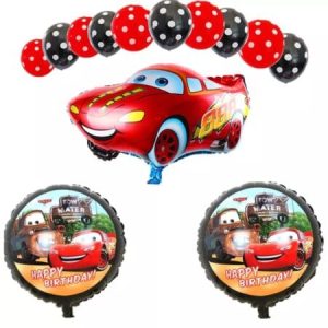 Set 13 baloane mașina, cars