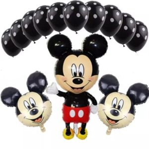 SET 13 BALOANE FOLIE SI LATEX CU PERSONAJ MICKEY MOUSE II