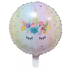 Balon folie unicorn, 45 cm