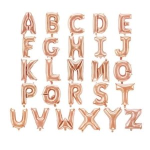 Baloane folie litere rose gold 40 cm