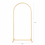Arcada Metalica Suport Baloane Auriu Premium 120x220 cm Suport arcada metalica de culoare aurie, dimensiuni 120x220 cm, sistem prindere sigur, ideala pentru aranjamente cu baloane si flori.