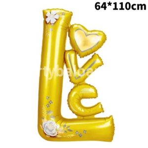 BALON FOLIE LOVE AURIU 110 CM
