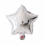 Baloane din folie metalizată în formă de mini stea dimensiune 12 centimetri disponibile în mai multe culori.
