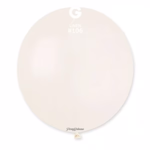 Balon Latex Jumbo Linen Crem 48 cm