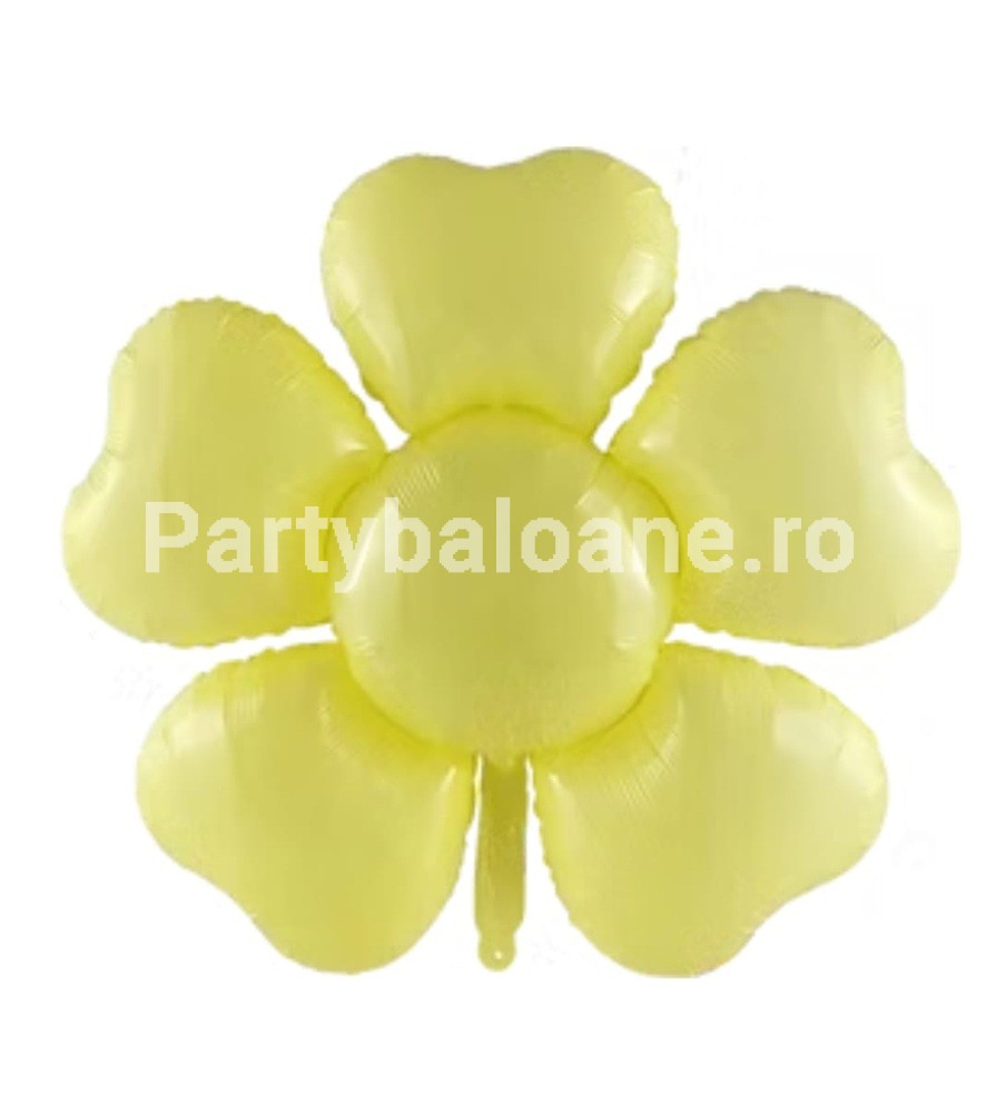 Balon din Folie în Formă de Margaretă Galbena – Dimensiune Gigant 98x94 cm
