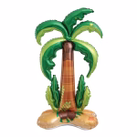 Balon folie Palmier 3D airwalker 120 cm Balon din folie 3D in forma de palmier tropical stand vertical dimensiune 120 cm.
