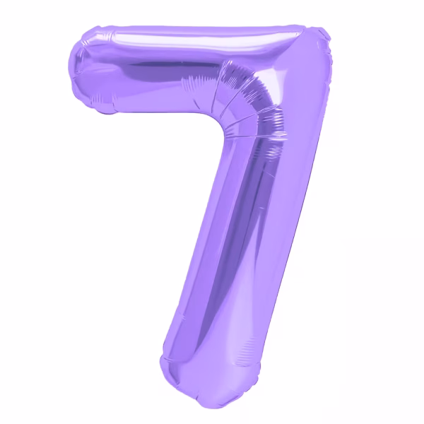 Balon folie cifra mov 7 Balon folie cifra 7 mov 100 cm articole aniversare rafinate.