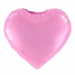 Balon folie inima roz deschis 23 cm 3 buc Set de trei baloane din folie in forma de inima roz deschis dimensiune 23 cm.