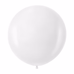 Balon rotund alb jumbo 91 cm Balon gigant tip jumbo reprezentand un balon rotund alb 91 cm pentru decoratiuni nunti si botezuri